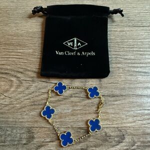 Cute blue and gold bracelet